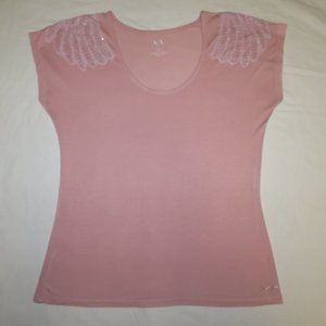 Armani Exchange Pink Medium Blouse sz M